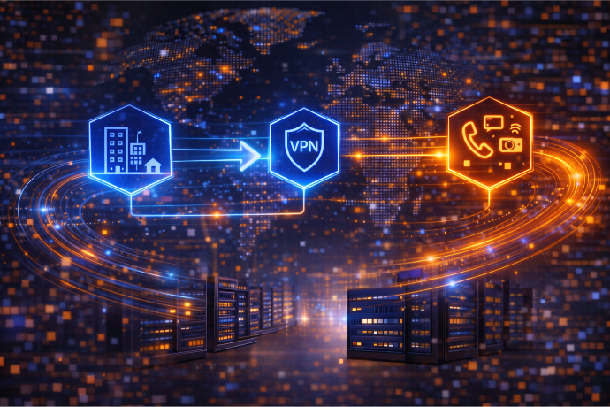 Infraestructura de conectividad y comunicaciones empresariales