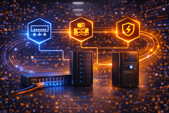 Equipamiento de red y sistemas de almacenamiento empresarial