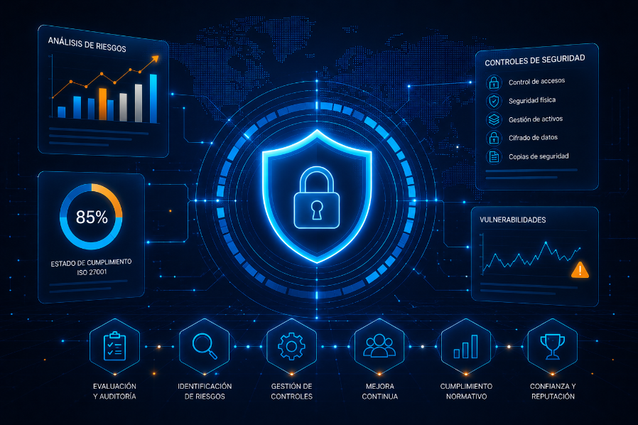 Panel de auditoría y seguridad de la información ISO 27001