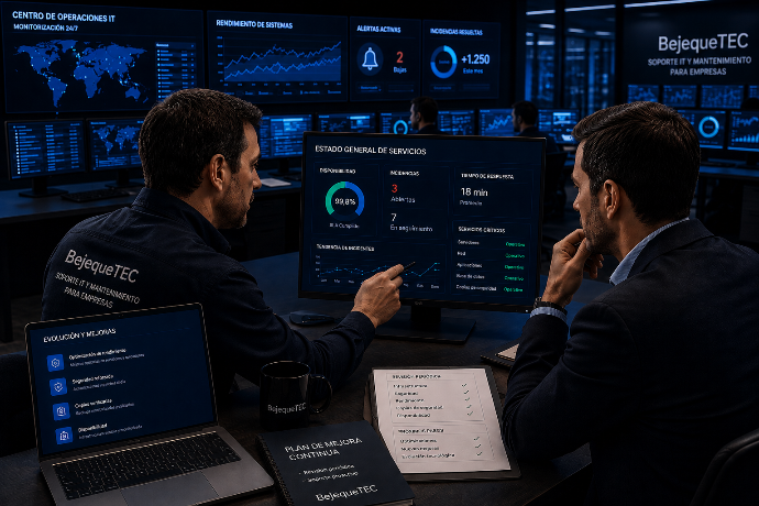     Supervisión avanzada y monitorización de infraestructuras IT empresariales