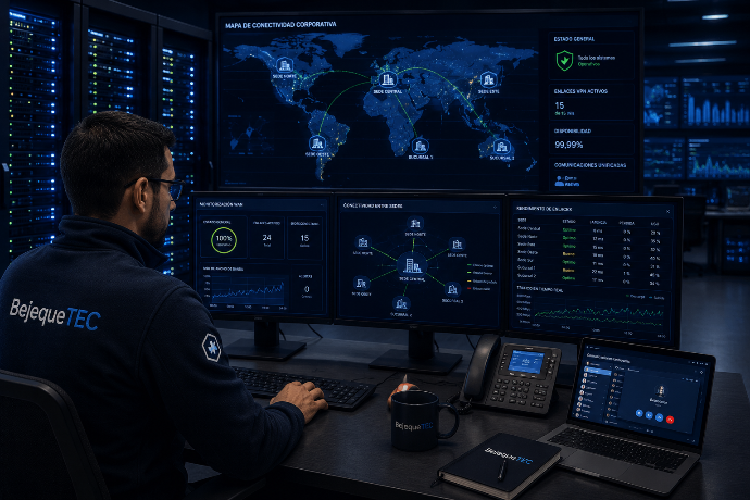     Conectividad corporativa y comunicaciones seguras para empresas