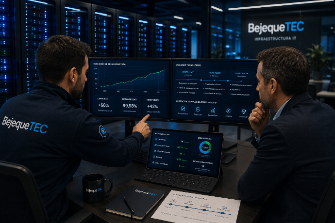     Evolución tecnológica y optimización continua de infraestructuras IT