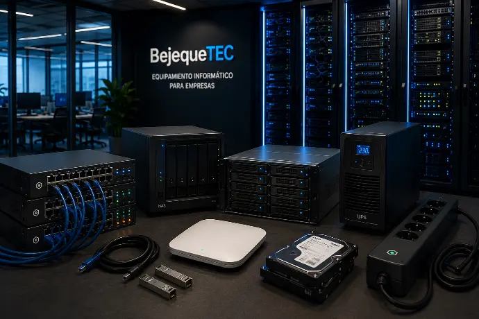     Puesta en marcha de equipamiento informático empresarial y configuración técnica personalizada BejequeTEC